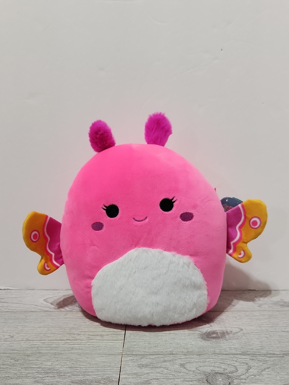Squishmallows Pow The Moth Butterfly First To Market Neon Pink